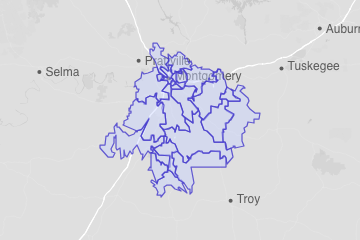 Montgomery County, AL ZIP Codes