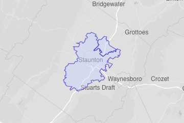Staunton city, VA ZIP Codes