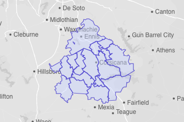 Navarro County, TX ZIP Codes