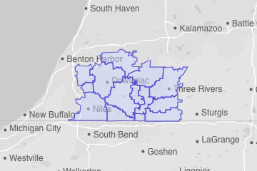 Cass County, MI ZIP Codes
