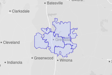Grenada County, MS ZIP Codes