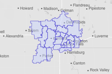 Minnehaha County, SD ZIP Codes