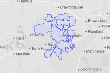 Putnam County, IN ZIP Codes