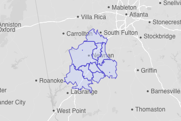 Coweta County, GA ZIP Codes