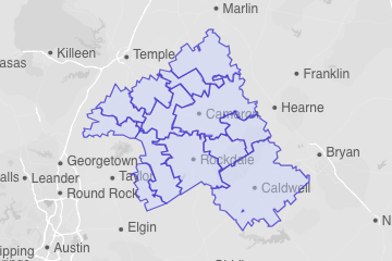 Milam County, TX ZIP Codes