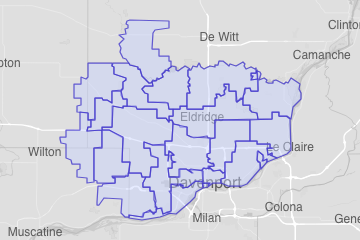 Scott County, IA ZIP Codes