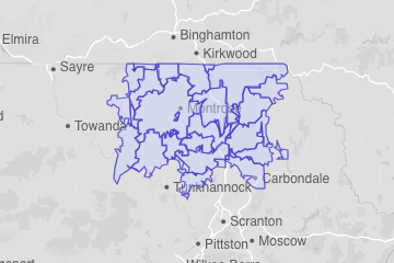 Susquehanna County, PA ZIP Codes
