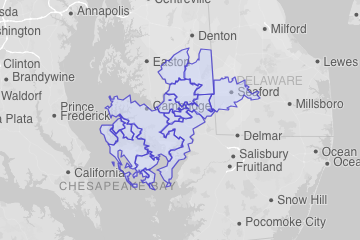 Dorchester County, MD ZIP Codes