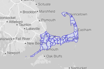 Barnstable County, MA ZIP Codes