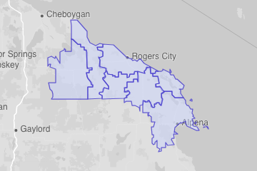 Presque Isle County, MI ZIP Codes