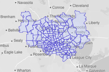 Harris County, TX ZIP Codes