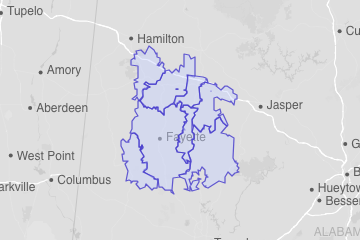 Fayette County, AL ZIP Codes