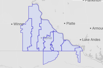 Gregory County, SD ZIP Codes