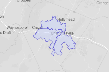 Charlottesville city, VA ZIP Codes