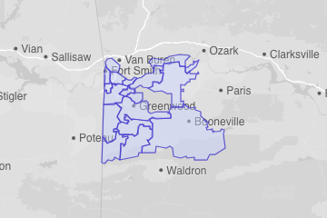 Sebastian County, AR ZIP Codes