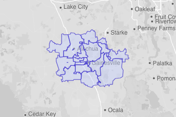 Alachua County, FL ZIP Codes