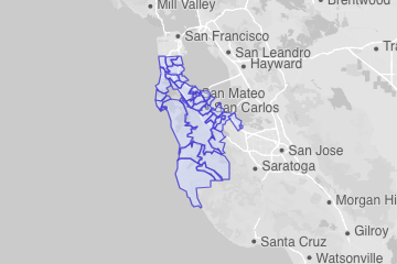 San Mateo County, CA ZIP Codes