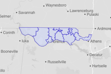 Lauderdale County, AL ZIP Codes