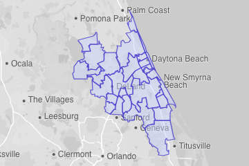 Volusia County, FL ZIP Codes