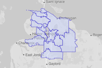 Cheboygan County, MI ZIP Codes