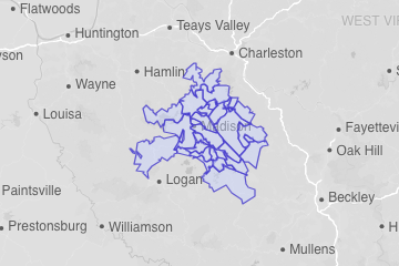 Boone County, WV ZIP Codes