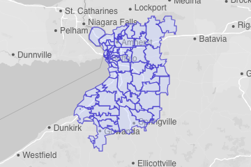 Erie County, NY ZIP Codes