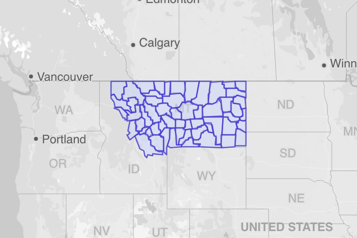 Montana ZIP Codes – KML Boundary File Download (Free)