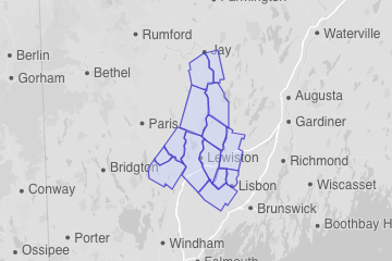 Androscoggin County, ME ZIP Codes