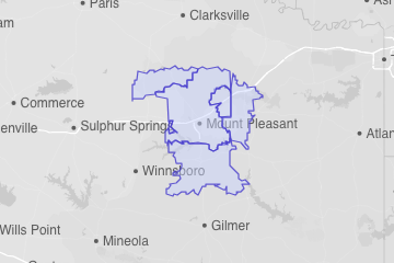 Titus County, TX ZIP Codes