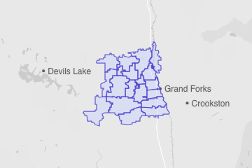 Grand Forks County, ND ZIP Codes