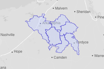 Dallas County, AR ZIP Codes