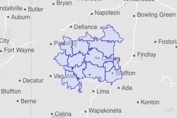 Putnam County, OH ZIP Codes