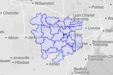 Washtenaw County, MI ZIP Codes