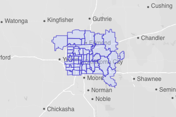 Oklahoma County, OK ZIP Codes