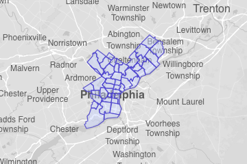 Philadelphia County, PA ZIP Codes