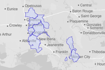 St. Martin Parish, LA ZIP Codes