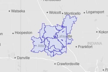 Tippecanoe County, IN ZIP Codes