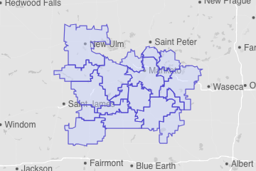Blue Earth County, MN ZIP Codes