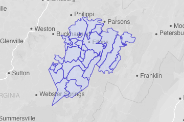 Randolph County, WV ZIP Codes