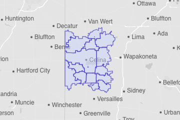 Mercer County, OH ZIP Codes