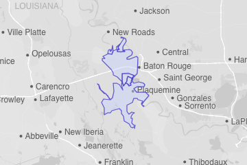 West Baton Rouge Parish, LA ZIP Codes