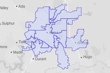 Atoka County, OK ZIP Codes