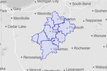 Starke County, IN ZIP Codes