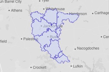 Cherokee County, TX ZIP Codes