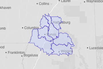 Forrest County, MS ZIP Codes