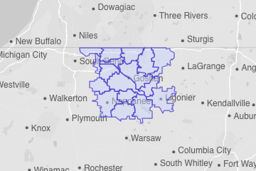 Elkhart County, IN ZIP Codes