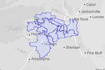 Saline County, AR ZIP Codes