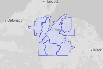 Baraga County, MI ZIP Codes