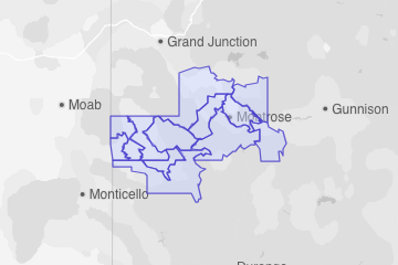 Montrose County, CO ZIP Codes