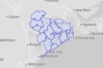 Onslow County, NC ZIP Codes